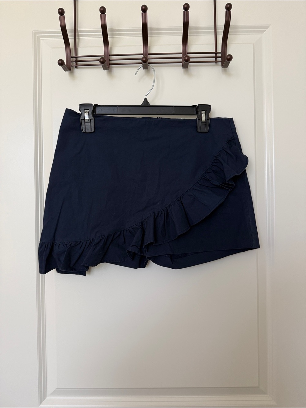 ZARA Navy Blue Ruffle Skort